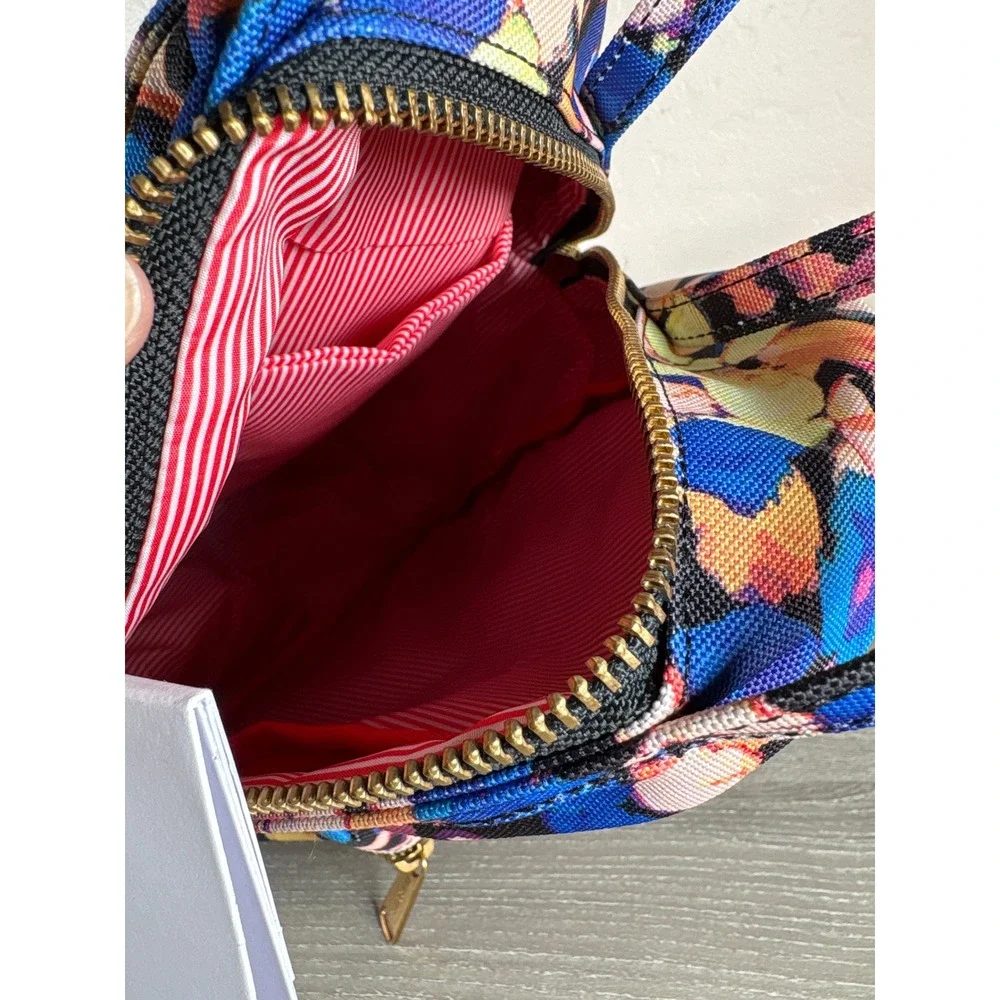 Herschel Supply Co Nova Mini Backpack Floral Print‎ Abstract Multi Color NWT